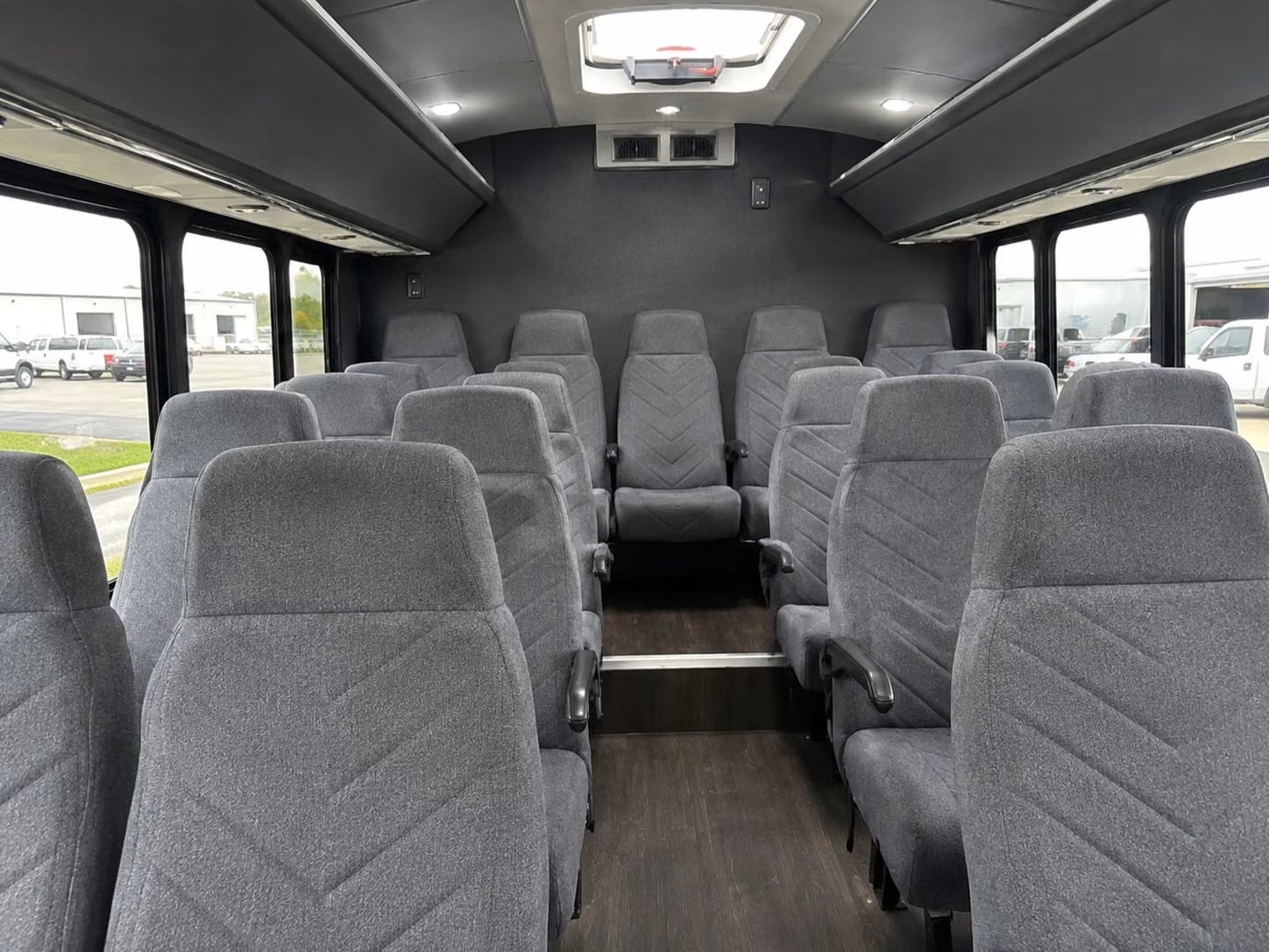 20 passenger minibus interior