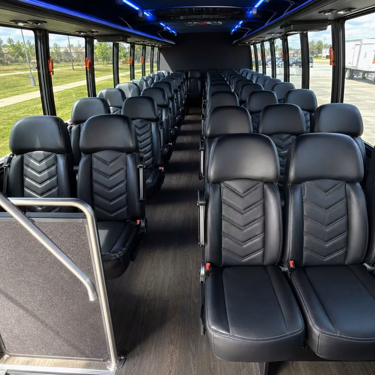 30 passenger minibus inside