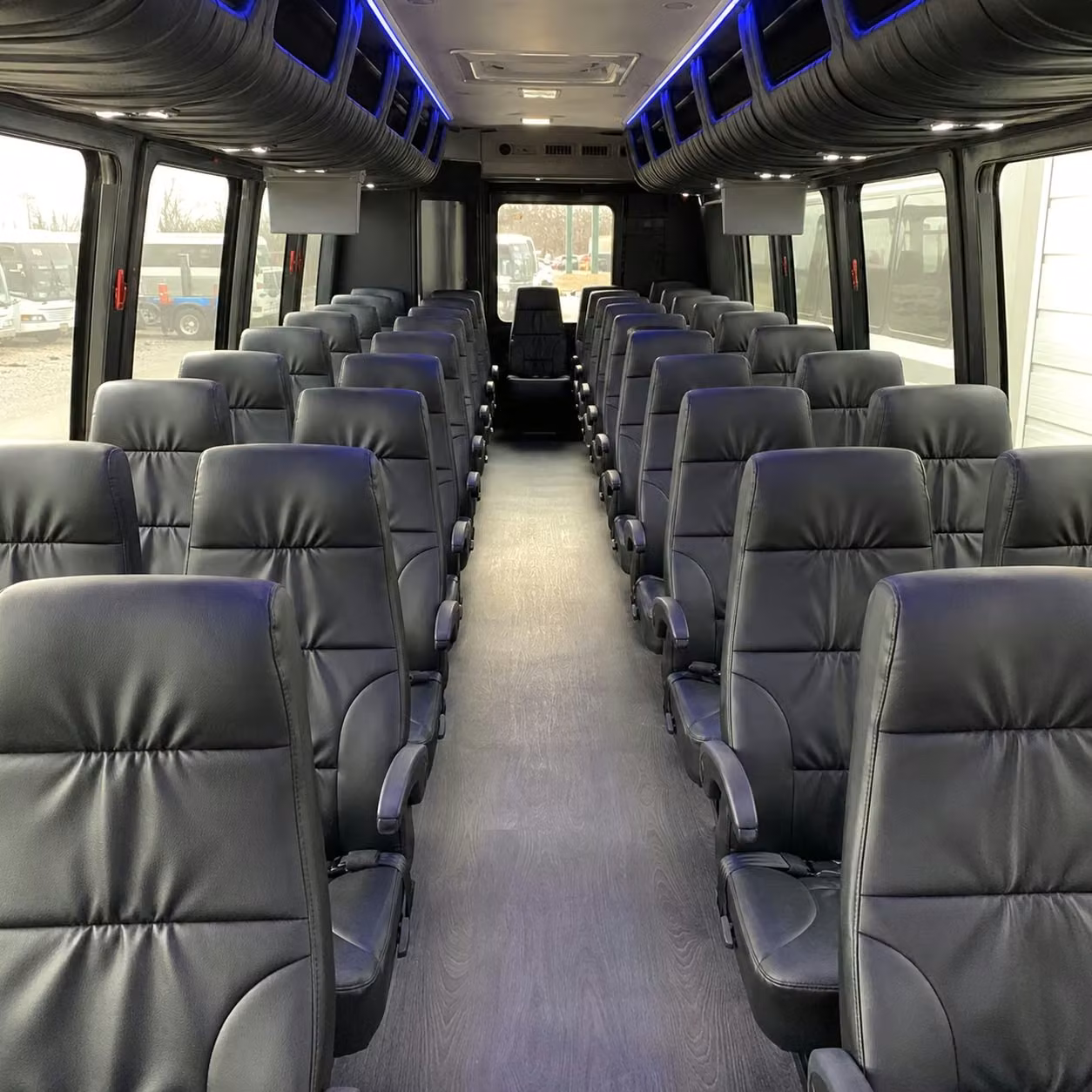 35 passenger minibus interior