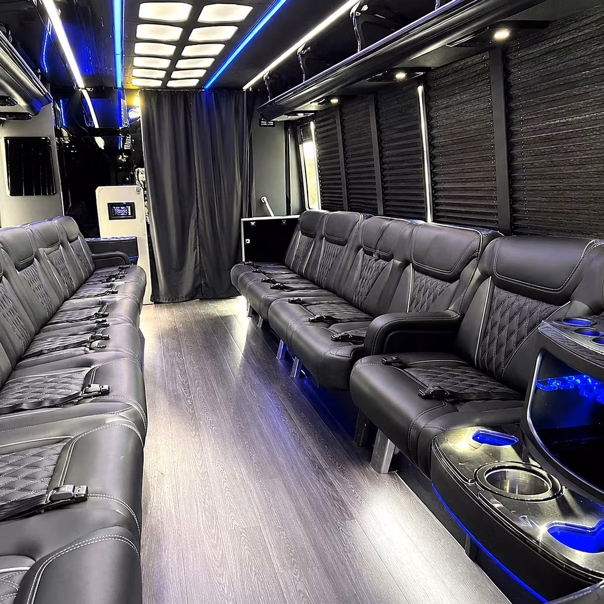 party bus interior