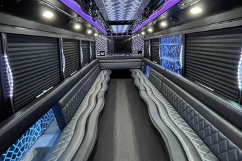 Worcester Party Bus Interior