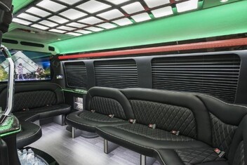 Worcester Sprinter Party Bus Interior
